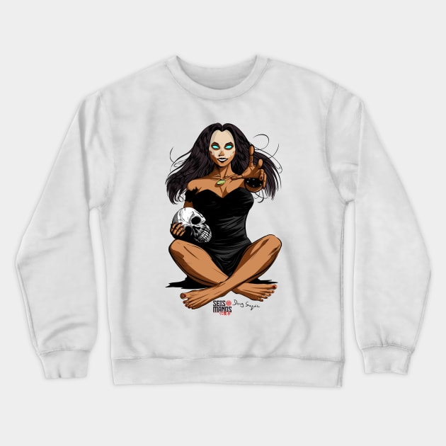 Seis Manos The Baddie Crewneck Sweatshirt by DougSQ